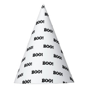 Halloween Beängstigend Boo! Augen Schwarz-weiß lus Partyhütchen