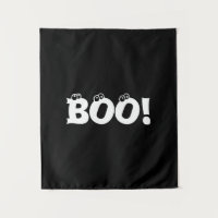 Halloween Beängstigend Boo! Augenbälle Schwarz-wei