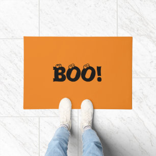 Halloween Beängstigend Boo! Augenbrauen schwarz-o Fußmatte