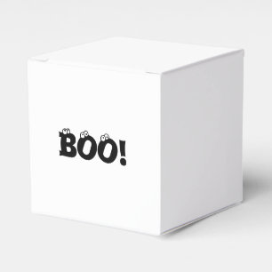 Halloween Beängstigend Boo! Augenbrauen Schwarz-w Geschenkschachtel