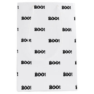 Halloween Beängstigend Boo! Augenbrauenmuster Sch Mittlere Geschenktüte
