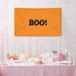 Halloween Beängstigend Boo! Die Augenbrauen sind i Banner
