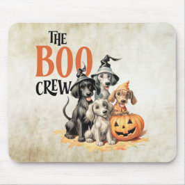 Halloween Beängstigend Boo Hogs Crew Orange Pumpki Mousepad