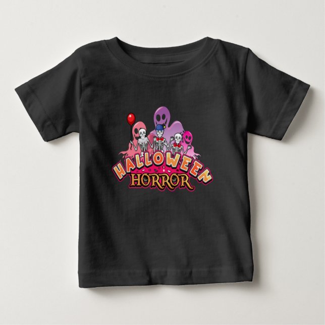 Halloween Beängstigend Clowns Horror Baby T-shirt (Vorderseite)