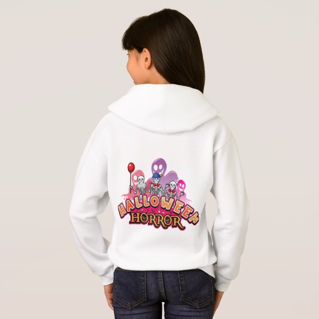 Halloween Beängstigend Clowns Horror Hoodie (Schwarz voll)