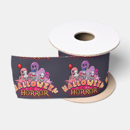 Halloween Beängstigend Clowns Horror Satinband