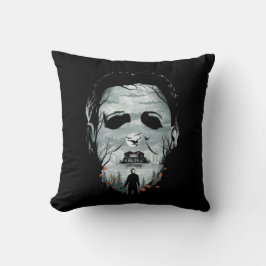 Halloween Beängstigend Design Kissen