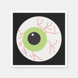 Halloween Beängstigend Eyeball Serviette