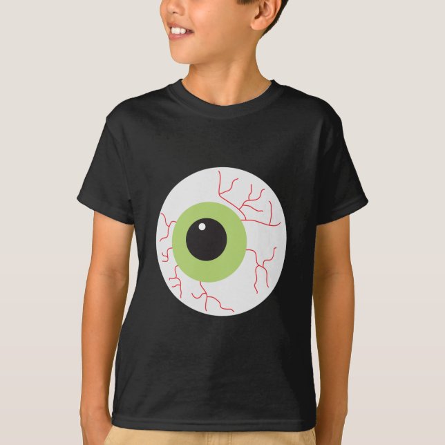 Halloween Beängstigend Eyeball T-Shirt (Vorderseite)