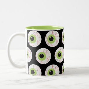 Halloween Beängstigend Eyeball Zweifarbige Tasse