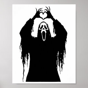Halloween Beängstigend Face Horror Poster