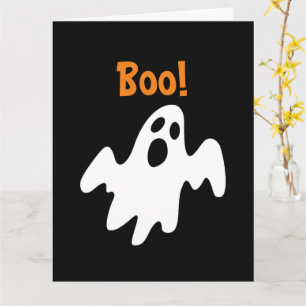 Halloween Beängstigend Funny Holiday Ghost sagt Bo Karte