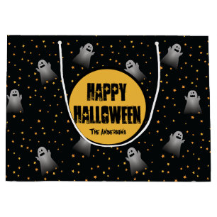 Halloween Beängstigend Ghosts Starry Night Trick o Große Geschenktüte