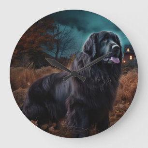 Halloween Beängstigend Große Wanduhr