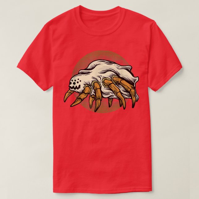 Halloween Beängstigend Horrorcontest Skeleton Spid T-Shirt (Design vorne)