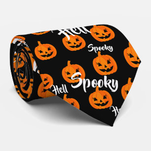 Halloween Beängstigend-Jack-O-Lantern-Custom Krawatte