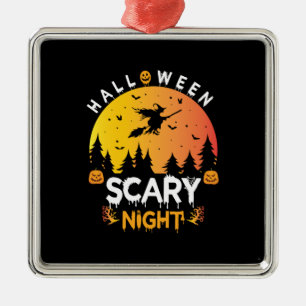 Halloween Beängstigend Night Geburtstag Ornament Aus Metall