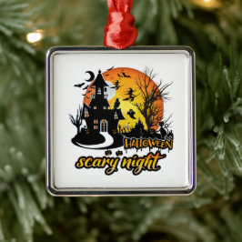 Halloween Beängstigend Night Ornament Aus Metall