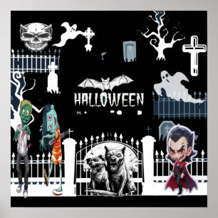 Halloween Beängstigend Night Poster