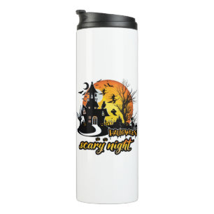 Halloween Beängstigend Night Thermosbecher