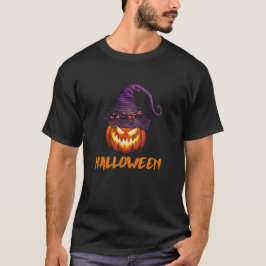 Halloween Beängstigend Pumpkin Funny Pumpkin Head T-Shirt