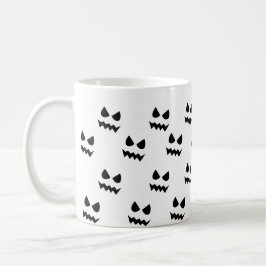 Halloween Beängstigend Pumpkin Ghost Face Kaffeetasse