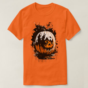 Halloween Beängstigend Pumpkin Holiday T - Shirt
