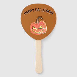 Halloween Beängstigend Pumpkin Paddle Fächer