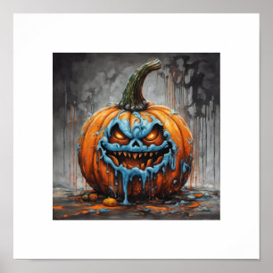 Halloween Beängstigend Pumpkin Poster