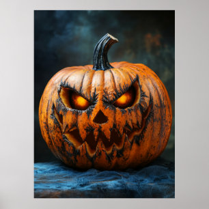 Halloween Beängstigend Pumpkin Poster