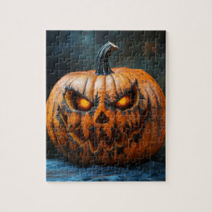 Halloween Beängstigend Pumpkin Puzzle