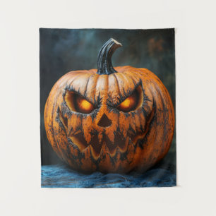 Halloween Beängstigend Pumpkin Tapestry Wandteppich