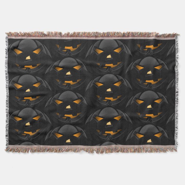 Halloween Beängstigend Pumpkins Blanket Decke (Vorderseite)