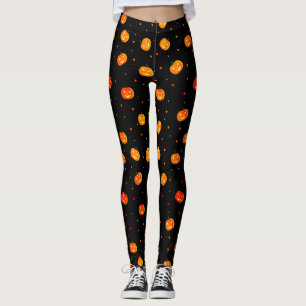 Halloween Beängstigend Pumpkins Jack-o' Lantern Mu Leggings