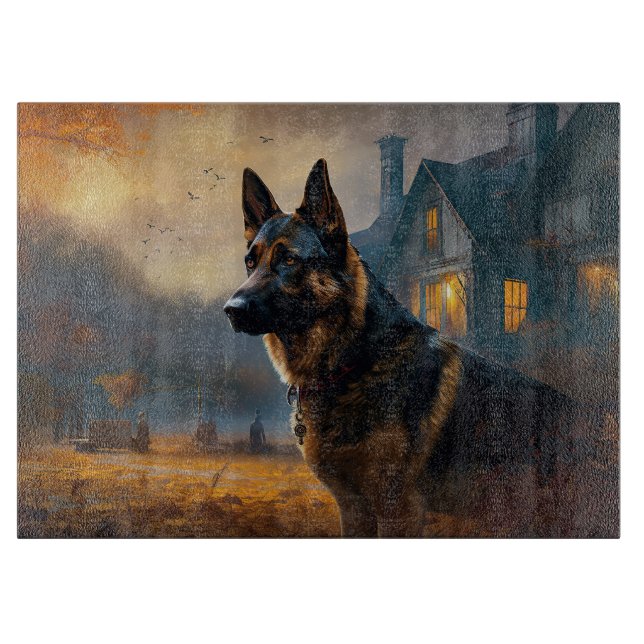 Halloween Beängstigend Schneidebrett (Vorderseite)