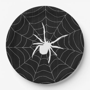 Halloween Beängstigend Spider Pattern Pappteller