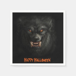 Halloween Beängstigend Werewolf Paper Napkins Serviette