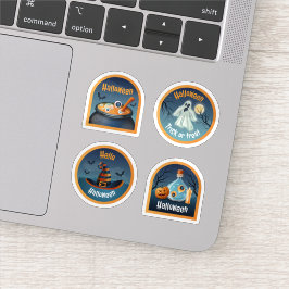 Halloween beängstigende Aufklebersammlung Aufkleber