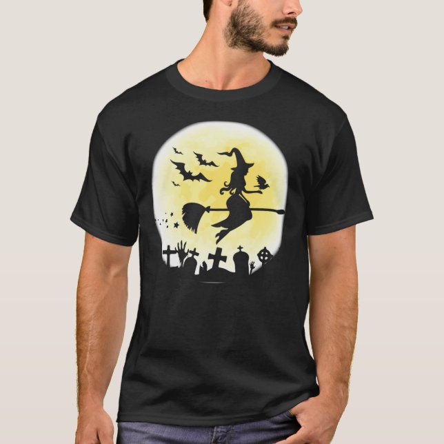 Halloween Beängstigende Fliegerwitze mit Fledermäu T-Shirt (Vorderseite)