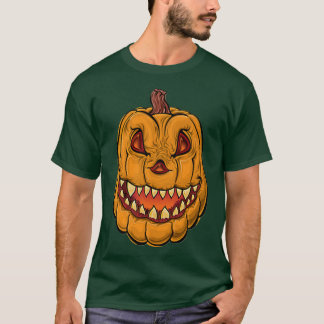 Halloween Beängstigende Kürbislaterne T-Shirt