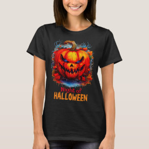 Halloween-Beängstigende Kürbisnacht T-Shirt