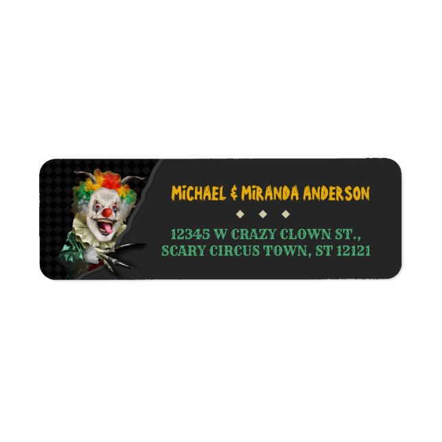 Halloween Beängstigendes Clown Erwachsene Creepy C (Vorne)