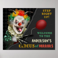 Halloween Beängstigendes Clown Erwachsene Creepy C