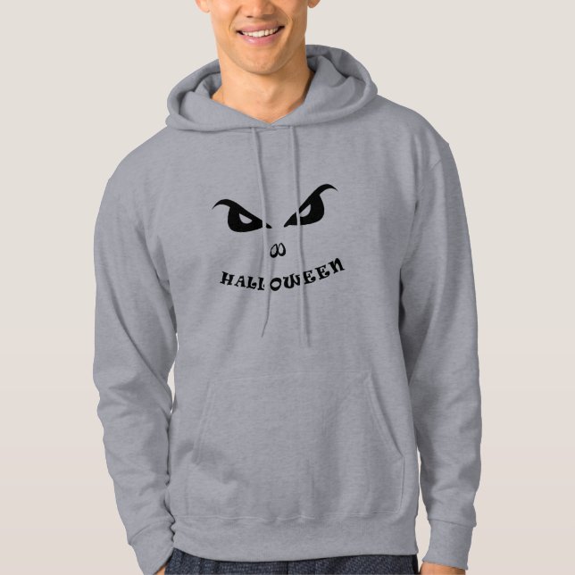 Halloween beängstigendes Gesicht Hoodie (Vorderseite)