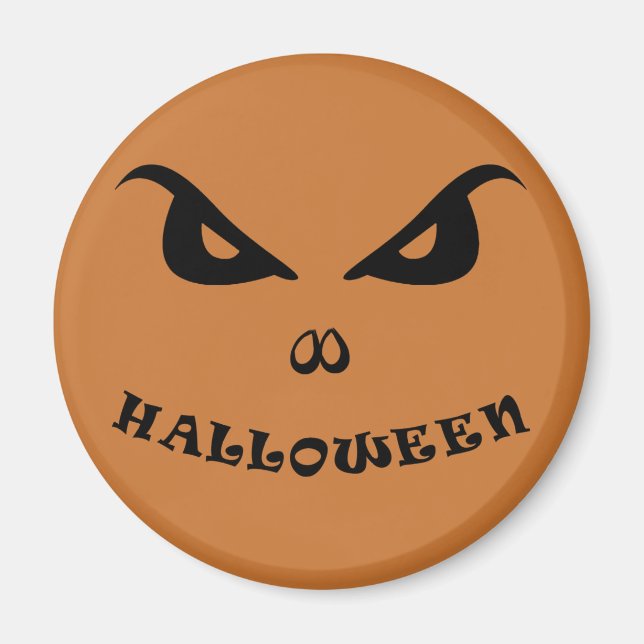 Halloween beängstigendes Gesicht Magnet (Vorne)