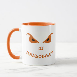 Halloween beängstigendes Gesicht Tasse