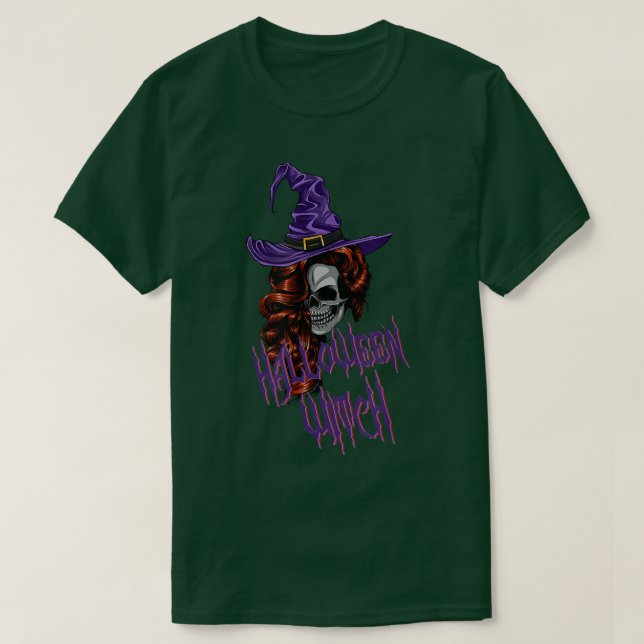 Halloween - Beängstigendes Halloween-Skulptur T-Shirt (Design vorne)