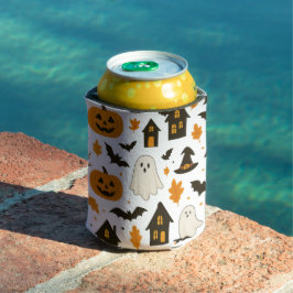 Halloween Beängstigendes Muster - Spooky & Festiva Dosenkühler