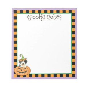 Halloween Beardie Notizblock
