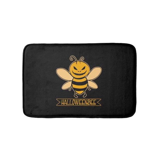 Halloween Bee Badematte (Vorderseite)